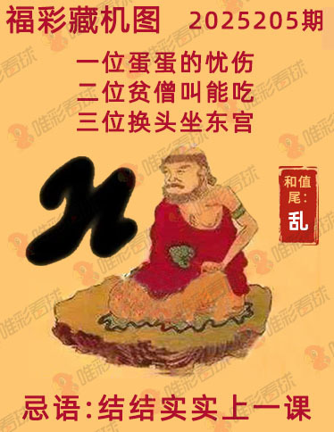 福彩3D25203期藏机图解析 一图解胆